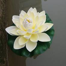 Artificial Lotus Flower Fake Floating Water Lily Garden Pond Fish Tank Decor Leaves flowers Water ponds lotus 2024 - buy cheap