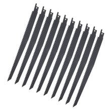 10pcs HCS Black Reciprocating Saw Blades 1/2'' Jig Saber Wood Saw Blades For Garden Tool Wood Plastic Electric Saw Parts 2024 - buy cheap