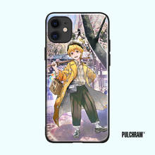 Zenitsu-funda de silicona para teléfono, carcasa de cristal suave de anime Kimetsu no Yaiba para iPhone 6, 6s, 7, 8 Plus, X, XR, XS, 11 Pro Max 2024 - compra barato