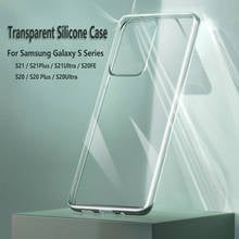 Ultra-thin Transparent Clear Case For Samsung Galaxy S21 S20 FE Ultra A21S A51 A71 S10 5G E Lite A91 A21 A11 A10 A01 S9 S8 Plus 2024 - buy cheap