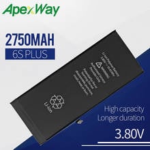 Apexway Mobile Phone Battery For iPhone 6S Plus Replacement Batteries High Capacity Internal Bateria 1 PC 2024 - buy cheap