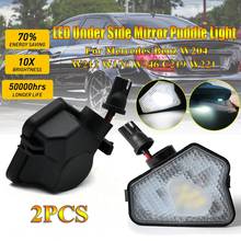 Conjunto de lámpara de luz LED blanca de xenón de alta potencia para espejo lateral, para Mercedes Benz W204, W212, W176, W246, C219, W221, 2 uds. 2024 - compra barato