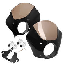 Kit de máscara de parabrisas de carenado para motocicleta Harley Sportster, guante de 39MM, para Harley Sportster Iron XL 883 1200 48 2024 - compra barato