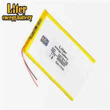 3.7V 4000mah 3575125 Polymer Lithium Li-Po Rechargeable Battery For GPS DVD e-book tablet pc power bank video 2024 - buy cheap