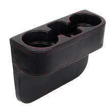 Car Storage Case Seat Gap Box Cup Holder Phone Coffee Stand Organizer PU Leather Caravan Truck Off Road 4x4 SUV Auto Accessories 2024 - buy cheap