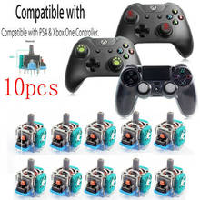 10x módulo de sensor analógico de eixo de joystick para substituição para xbox one ps4 2024 - compre barato