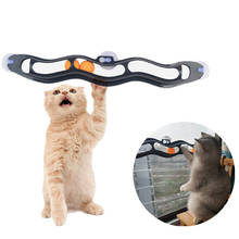 Funny Dog Cat Toy Track Ball Interactive Pet Kitty Play Rolling Ball Toy Track Hung On Glass Window Wall For Cat Accessories 2024 - buy cheap