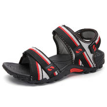 Men Sandals 2021 Summer Shoes Fashion Hook&loop Men Beach Shoes Outdoor Breathable Comfort Sandals Sandalias Hombre 2024 - buy cheap