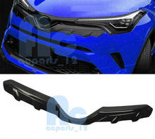 For Toyota CHR C-HR Auto Car Front Grill Upper Grille Guard Trim Cover Protection Carbon Fiber Style 2016 2017 2018 2024 - buy cheap