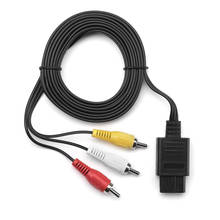 For NS64 Audio TV Video Cord AV Cable to RCA for Super For Nintendo For GameCube For N64 For SNES 2024 - buy cheap