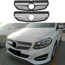 Front Bumper Racing Grill Billet Grille Cover For Mercedes-Benz W246 B-Class 2015-2019 Diamond 2024 - buy cheap
