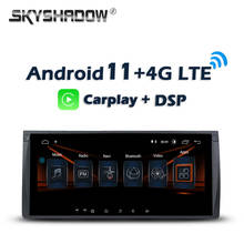 Carplay 10,25 "DSP IPS Android 11,0 4G 128GB LTE reproductor de DVD del coche GPS mapa WIFI Bluetooth RDS Radio para BMW E39 X5 E53 Range Rover 2024 - compra barato