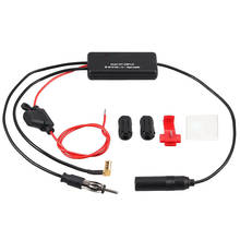 AMPLIFICADOR DE señal Universal 3 en 1 para coche, antena divisora aérea de Radio, DAB + AM, FM, 12V, 25dB 2024 - compra barato