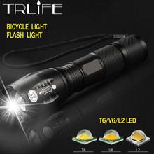 Portable LED Flashlight Tactical Zoom Focus 5Light Modes Waterproof T6/V6/L2 Rechargeable Torch 18650 Battery For Outdoor tools 2024 - buy cheap