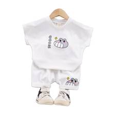 New Children Outfits Summer Baby Girl Clothes Boys Cartoon Cotton T-Shirt Shorts 2Pcs/Set Toddler Casual Costume Kids Tracksuits 2024 - buy cheap