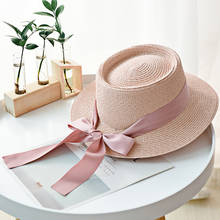 Simple Summer Wide Brim Women Straw Hat Fashion Chapeau Paille Lady Sun Hats Panama Girl Beach Hats Chapeu Feminino Caps 2024 - buy cheap