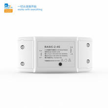 EWeLink-interruptor inteligente básico de 2,4G, relé inalámbrico, módulo de interruptor de luz de Control remoto, Automatización del hogar inteligente 2024 - compra barato