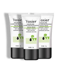 Yoxier Remove Blackhead Mask Nose Pore Cleanser Peeling Acne Treatment Deep Cleansing Skin Care Face Mask 3Pcs+120Pcs Paper 2024 - buy cheap
