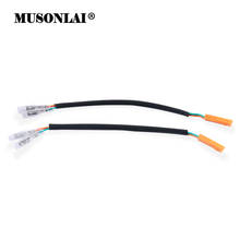 Indicador de señal de giro para motocicleta, adaptador de luz, conector de cable de enchufe para Kawasaki Z125, Z250, Z300, Z650, Z900 2024 - compra barato