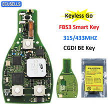 CGDI One Start Keyless Go 315Mhz / 433Mhz MB FBS3 Smart Key For Mercedes Benz W204 W207 W212 W164 W166 W216 W221 W251 2024 - buy cheap