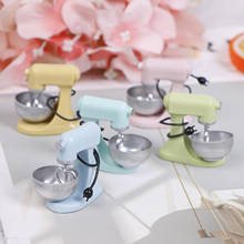 1:12 Dolls House Miniature Modern Kitchenware Electric Food Mixer Models Home Kitchen Dollhouse Life Scene Accessory 2024 - buy cheap