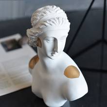 WU CHEN-escultura de arte figurativo de chica abstracta, estatua de Diosa Venus, Arte Romano largo, artesanía de resina, decoración sencilla para el hogar R4250 2024 - compra barato