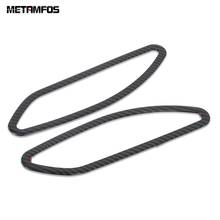 Tira de decoração para interior da porta, capa refletora de fibra de carbono para hyundai tucson 2015-2017 2018 2019 2024 - compre barato