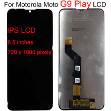 Оригинальное качество 6,5 'для Motorola Moto G9 Play ЖК-дисплей с сенсорным экраном дигитайзер сборка для Moto G9 play ЖК-дисплей 2024 - купить недорого