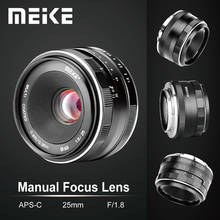 Meike 25mm F1.8 Wide Angle Manual Lens for Nikon Z Mount Z5 Z6 Z7 Z50 /for Canon EF-M M5 M50 M100 Mirrorless Camera with APS-C 2024 - buy cheap