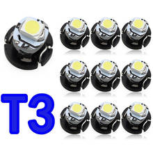 10pcs 1 SMD LED DC12V Auto Dashboard dash Lamp Cluster Bulbs Car Instrument Light T3 T4.2 1210 3528 T4.7 5050 2024 - buy cheap