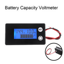Medidor de batería Universal multifunción, voltímetro con indicador de capacidad Digital LCD, BMS, voltímetro de temperatura LCD 2024 - compra barato