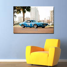 Dodge Challanger Muscle Car Poster Canvas Cloth Fabric Print Painting Wall Art Pictures For Living Room Decor 2024 - buy cheap