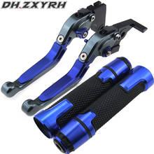 For KYMCO K-XCT 125 300 400 Motorcycle CNC Adjustable Folding Brake Clutch Levers Handbar End Grips 2024 - buy cheap