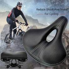 Дышащее велосипедное седло, мягкое утолщенное сиденье для горного велосипеда, чехол для подушки, противоударное велосипедное седло 2024 - купить недорого