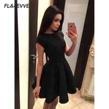 Black Evening Dress Short 2019 Fashion Blackless Formal Evening Dresses Cap Sleeve Party Gowns Vestidos De Fiesta Abiye 2024 - buy cheap