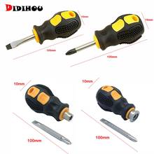 Double-Use Screwdriver Cross Flat Head Screwdriver Portable Removable Hand Tools Chrome Vanadium Steel Repair Tool Screw Driver 2024 - buy cheap