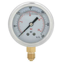 PGG604 20bar 1/4BSP Y60 Radial Oil Filled Pressure Gauge Manometer for Machinery 2024 - buy cheap