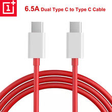 Original Oneplus 8T 6.5A PD Warp Charge Cable 65W Type C To Type C USB Data Line For Oneplus 1+ 8 8T 7 7T Pro 6 6T 5 5T Nord N10 2024 - buy cheap