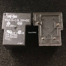 5pcs/lot 832A-1A-C-B 12VDC New Relay 4 PIN A set of normally open 2024 - buy cheap