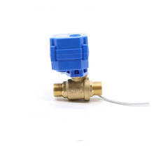 2 way electric ball valve Brass DN15 M x M G1/2 MINI Motor valve DC9-24V CR01 / 02 2024 - buy cheap