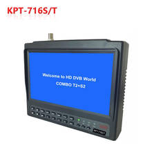 KPT-716S/T DVB-S/S2 Satfinder Full HD Digital Satellite TV Receiver Finder Meter MPEG-4 Modulator DVB-T2 Sat Finder VS KPT-268AH 2024 - buy cheap
