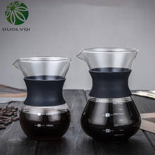 Manual Coffee Maker Reusable Glass Coffee Pot Durable Coffee Drip Pot Stainless Steel Coffee Filter Coffeeware 200/400ml 2024 - buy cheap