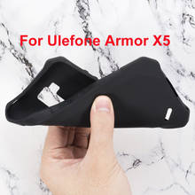 Ulefone Armor 6 крышка, силиконовый чехол Мягкий ТПУ Матовый Пудинг Черный Защитный чехол для телефона для Ulefone Armor 6E Capa Coque 6,2 дюймов 2024 - купить недорого