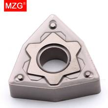 MZG-herramientas de corte de carburo de acero, insertos de Cermet, WNMG 0804 08 04 HS ZN60 CNC, 10 Uds. 2024 - compra barato