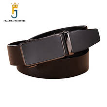 Fajarin-cinturón Formal de cuero de vaca para hombre, 100% de alta calidad, automático, 35mm de ancho, N17FJ975 2024 - compra barato