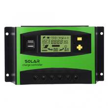 30/40A MPPT Solar Charge Controller LCD Display Dual USB 12V/24V/48V Auto Solar Panel Charge Regulator 2024 - buy cheap