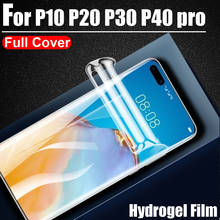 Protectores de pantalla completa LCD para Huawei P10 P20 P30 P40 pro Lite E plus, película protectora Ultra transparente de hidrogel 999D, 4G 5G 2024 - compra barato
