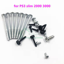 1 set screws set replacement for PS3 slim 2000 3000 game console repair 2024 - buy cheap