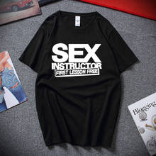 Sex Instructor Funny Creative Mens Men T Shirt Tshirt 2018 New Short Sleeve O Neck Cotton Casual T-shirt Top Tee 2024 - buy cheap