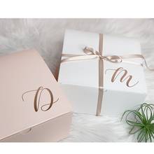 Персонализированные коробки для подружки невесты с первоначальным предложением, будут ли вы мои коробки для подружки невесты на заказ, свадебные подарочные коробки для подружек невесты, подарки 2024 - купить недорого